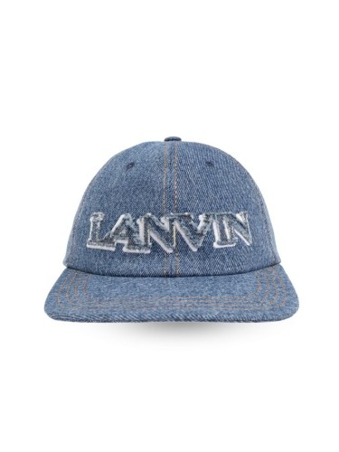 LANVIN,DENIM BASEBALL CAP