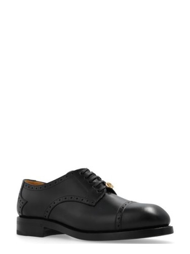 LACE UP SHOE WITH BROGUE...
