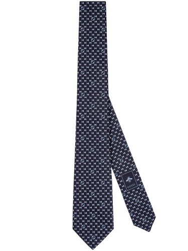 ROUND INTERLOCKIN PRINT TIE