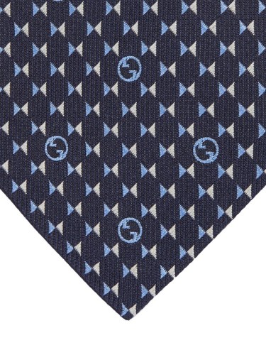 ROUND INTERLOCKIN PRINT TIE