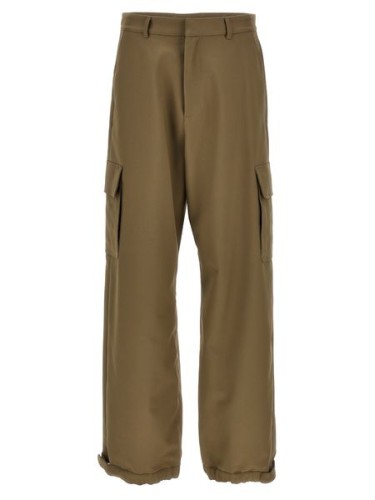 OW EMB DRILL CARGO PANT