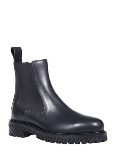 OFF-WHITE,COMBAT CHELSEA BOOT