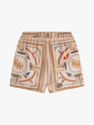 RHUDE,RHUDE NAUTICA SILK SHORT