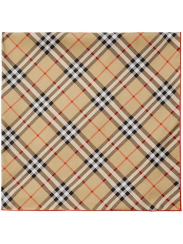 MEDIUM CHECK SILK 90x90cm