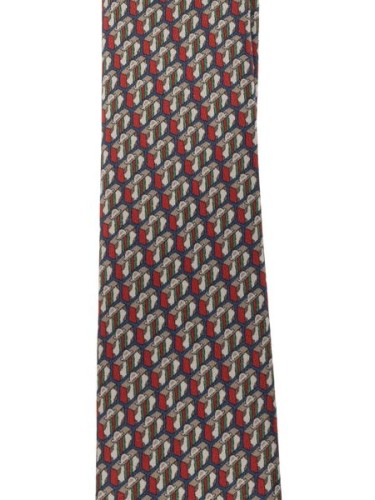 GUCCI VALGERIA PRINT SILK TIE