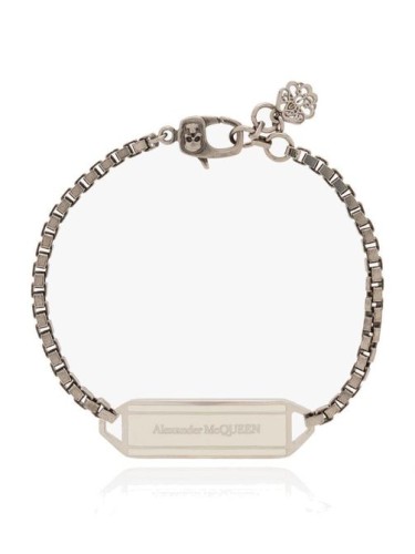 ENAMEL TAG CHAIN BRACELET