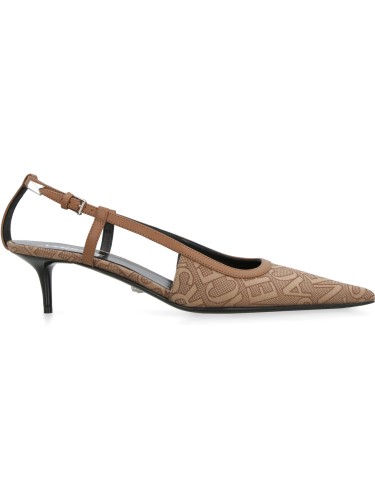 VERSACE,JACQUARD SLINGBACK