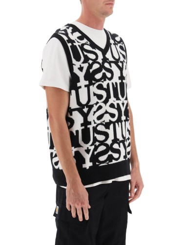 STUSSY,STACKED SWEATER VEST