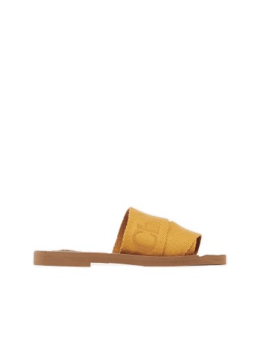 CHLOE,WOODY FLAT MULE