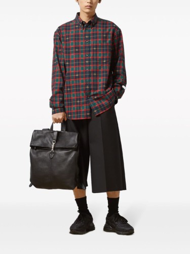 GUCCI,SHIRT COTTON TARTAN