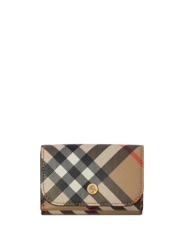 BURBERRY,CHECK COMPACT WALLET