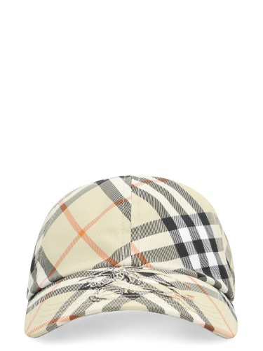 BURBERRY,CHECK BASEBALL CAP