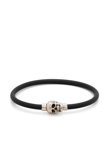 RUBBER CORD SKULL BRACELET