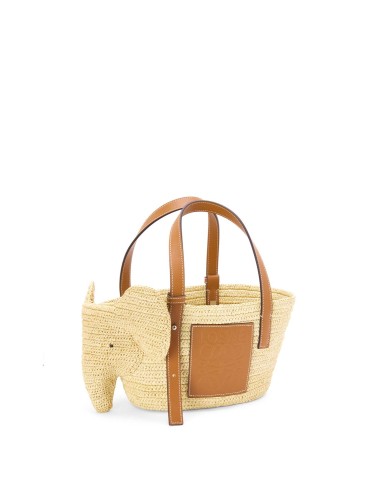 SMALL ELEPHANT BASKET BAG