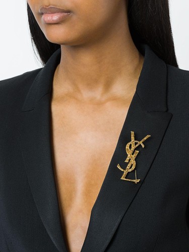 OPYUM YSL CROCODILE BROOCH