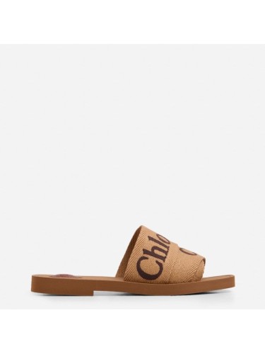 CHLOE,WOODY FLAT MULE