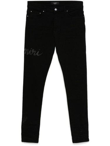 AMIRI SCRIPT LOGO SKINNY JEAN