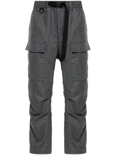 Y-3,FLANNEL CARGO PANTS