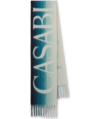 CASABLANCA,GRADIENT LOGO SCARF