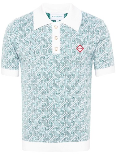 JACQUARD MONOGRAM POLO