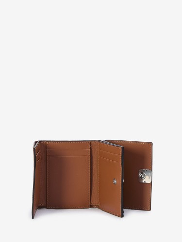 LOEWE,ANAGRAM TRIFOLD WALLET