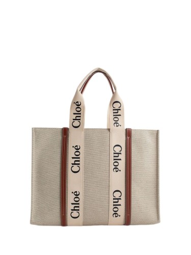 CHLOE,LARGE WOODY TOTE BAG