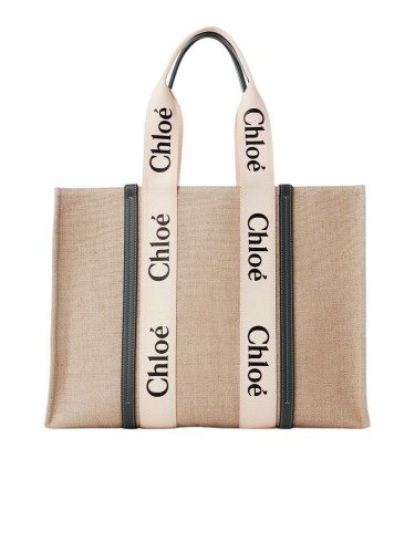 CHLOE,LARGE WOODY TOTE BAG