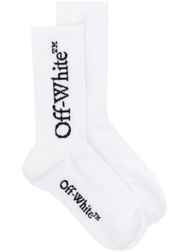 OFF-WHITE,MID BOOKISH SOCKS