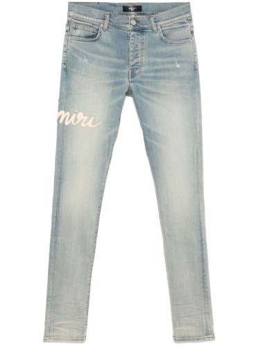 AMIRI SCRIPT LOGO SKINNY JEAN