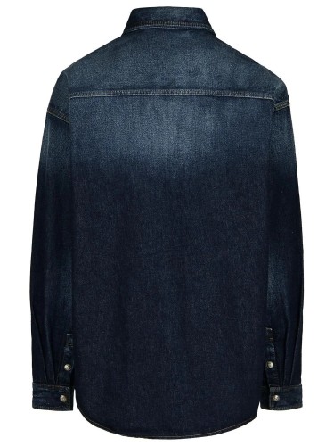 MIDNIGHT MONOGRAM DENIM SHIRT