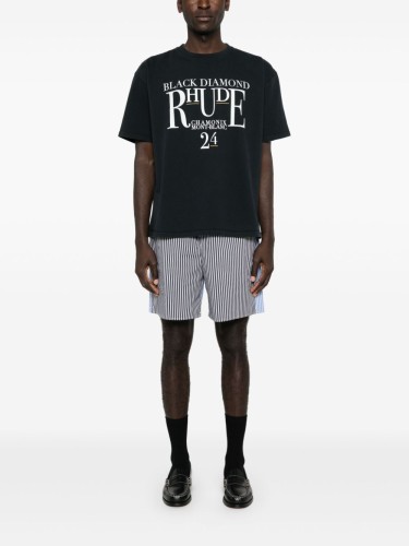 RHUDE,BLACK DIAMOND TEE