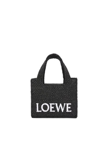 LOEWE,MINI LOEWE FONT TOTE BAG