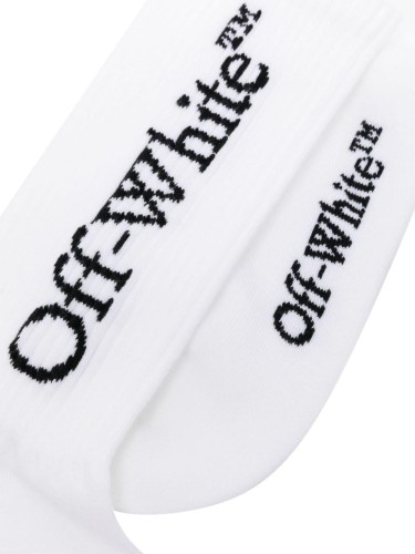 OFF-WHITE,MID BOOKISH SOCKS