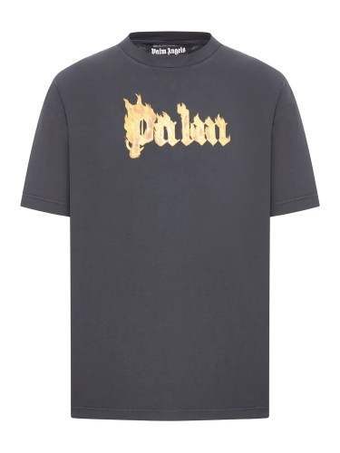 PALM ANGELS,BURNING LOGO TEE