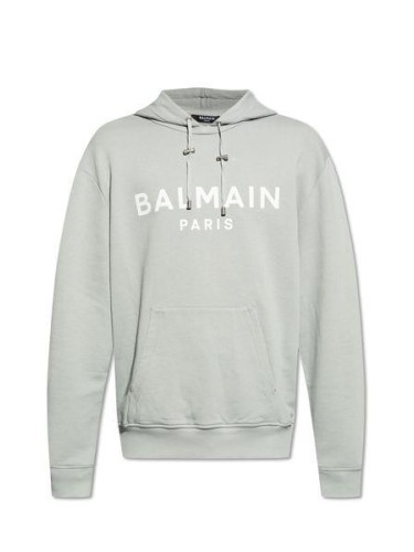 BALMAIN,BALMAIN PRINT HOODIE