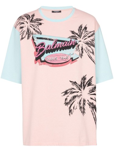 MIAMI PRINT BALMAIN TSHIRT...