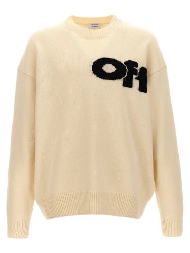 OFF-WHITE,SHARED LOGO KNIT...