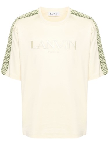 T-SHIRT BRODÉ LANVIN SIDE CURB