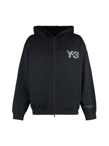 Y-3,LOGO ZIP HOODIE