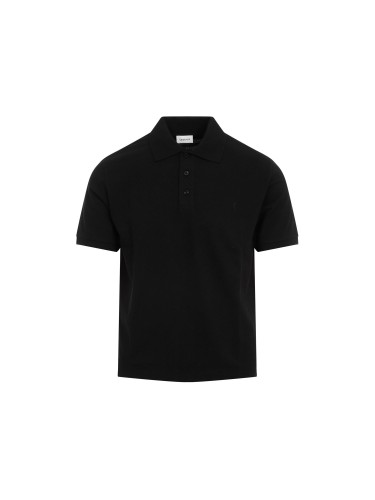 SAINT LAURENT,POLO PIQUE