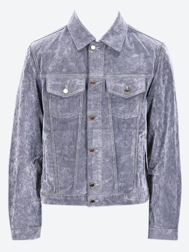 CASABLANCA,PEACH DENIM JACKET