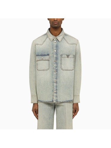 VALENTINO,CAMICIA IN DENIM...