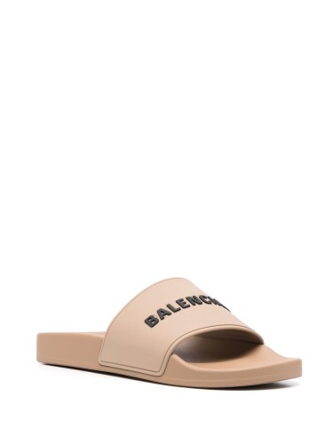 BALENCIAGA,LOGO POOL SLIDE