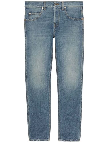 TROUSERS ECO WASHED ORG DENIM