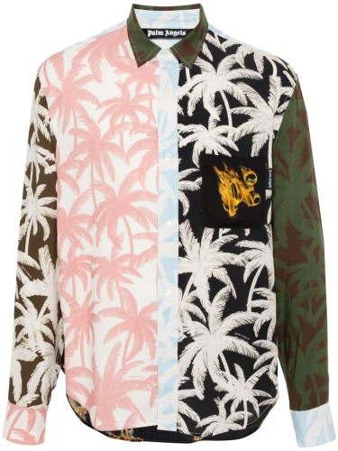 PATCHWORK PALMS SHIRT