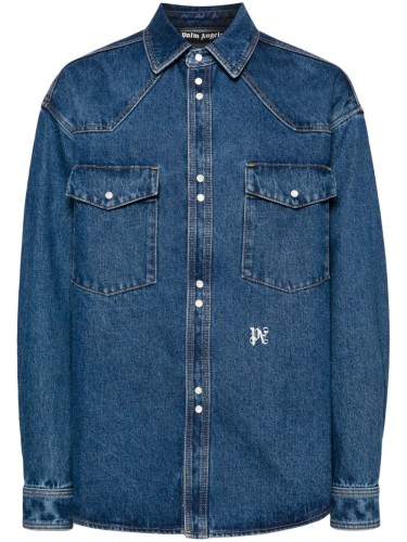 LW MONOGRAM DENIM SHIRT