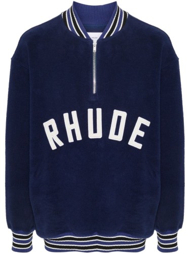 RHUDE,RHUDE QUARTER-ZIP...