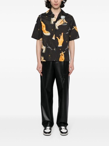 AMIRI,CHAMPAGNE POPLIN SHIRT