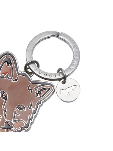 BOLD FOX HEAD KEYRING