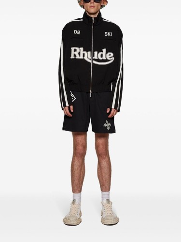 RHUDE,CROSS LOGO TWILL SHORT